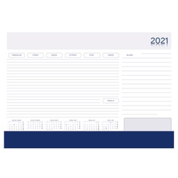 [000010799] Mapa stolna-blok s klapom 60x42 cm Fornax plava