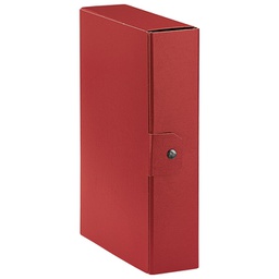 [000013457] Mapa s gumbom hrbat- 80 mm A4 Eurobox Esselte C2816/390328160 crvena