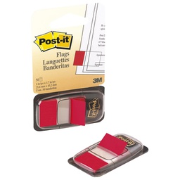 [000013889] Zastavica 25,4x43,2 mm 50L Post-it 3M.680-1 crvena blister