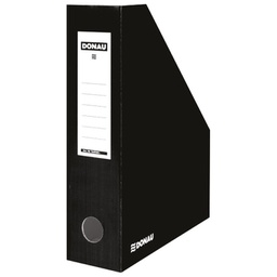 [000014259] Stalak za spise okomit kartonski lakirani Donau 7649201-01FSC crni