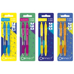 [000017931] Set olovka kemijska+olovka tehnička Connect sortirano blister