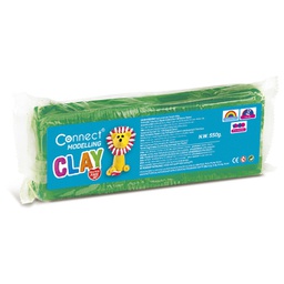[000018083] Plastelin 550g + plastični nožić Connect zeleni