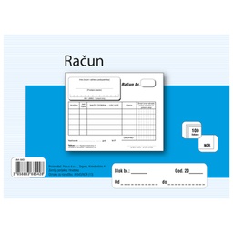 [000018841] Obrazac A-643/NCR račun A6 (gotovinski) Fokus