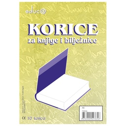 [000018916] Omotnica-korice za knjige A5 100my pk10 Educa!!