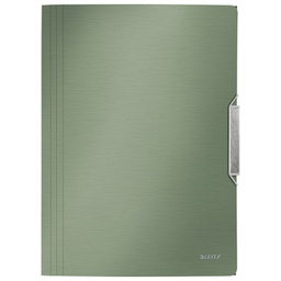 [000023588] Fascikl klapna s gumicom pp A4 Style Leitz 39770053 metalik zeleni