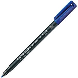 [000024142] Marker permanentni 1 mm reciklirani Lumocolor Staedtler 317-3 plavi