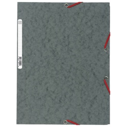 [000024715] Fascikl klapna s gumicom chartreuse A4 Exacompta 55511E tamnosivi