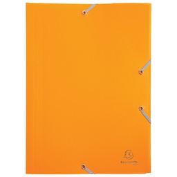 [000024728] Fascikl klapna s gumicom pp A4 Exacompta 55909E narančasto-žuti