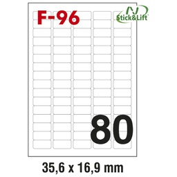 [000024837] Etikete ILK  35,6x16,9 mm odljepljive pk100L Fornax F-96