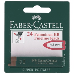 [000001464] Mine 0,5 mm HB super polymer pk2 Faber-Castell blister