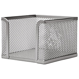 [000000190] Blok kocka žica 9,5x9,5x9,5 cm LD01-499 Fornax srebrna