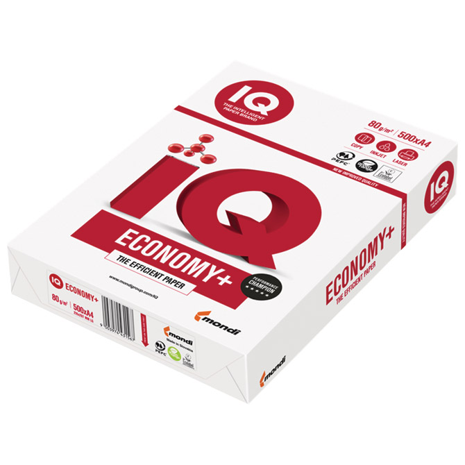 Papir ILK IQ Economy+ A4 80g pk500 Mondi