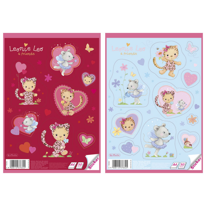 Blok risaći A4 50L 70g Leonie Leo Herlitz 11170529 sortirano!!