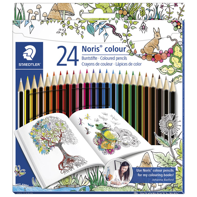 Boje drvene  24boje limited edition Noris colour-Johanna Basford Staedtler 185 C24JB!!