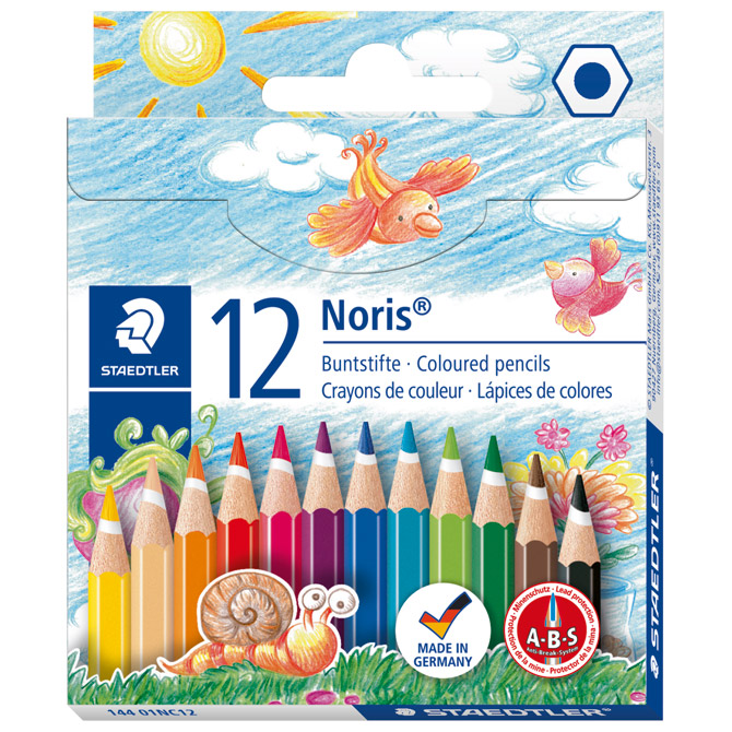 Boje drvene  12boja kratke Noris Staedtler 144 01NC12!!