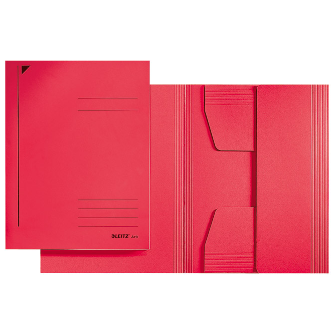 Fascikl klapa prešpan karton A4 Juris Leitz 39240025 crveni!!