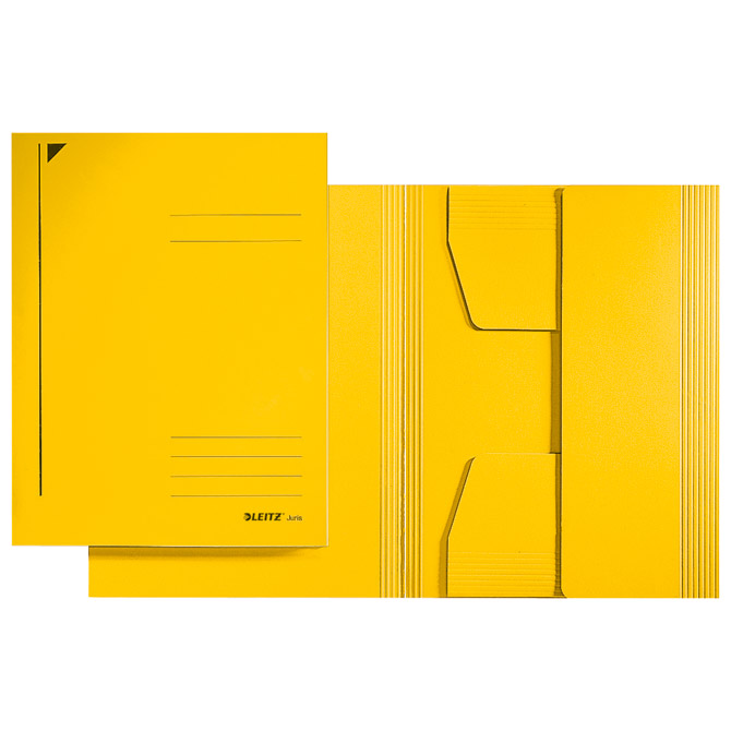 Fascikl klapa prešpan karton A4 Juris Leitz 39240015 žuti!!