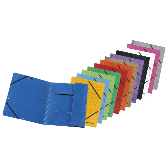 Fascikl klapa s gumicom karton A4 Herlitz 10843878 narančasti!!