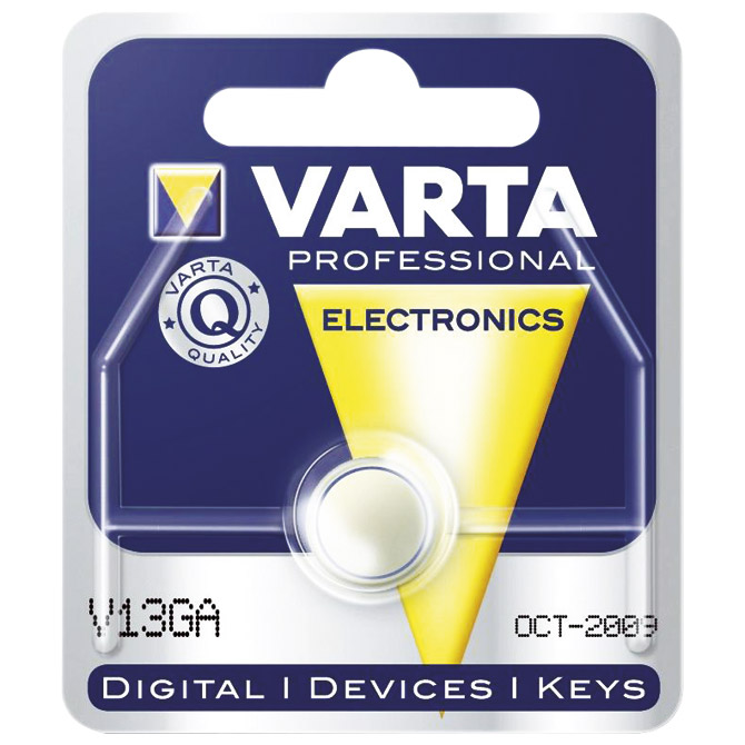 Baterija alkalna 1,5V Varta LR44 blister!!