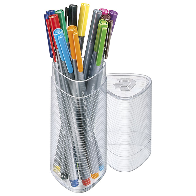Flomaster fineliner 0,3 mm 12boja u čaši Triplus Staedtler 334 PR12