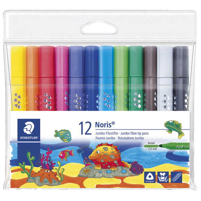 Flomaster školski  12boja jumbo Noris Staedtler 328-B WP12!!