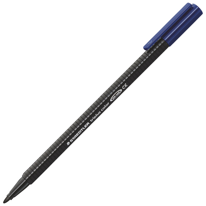 Flomaster školski 1mm Triplus Staedtler 323-9 crni!!
