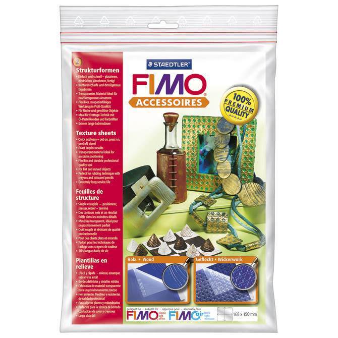 Kalup-ploča Drvo/Pletivo pk2 Fimo Staedtler 8744 05 blister!!