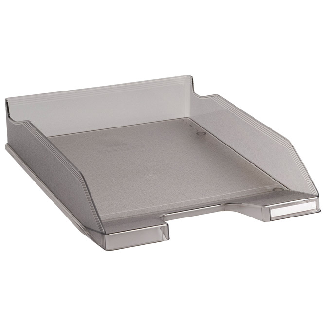 Ladica za spise Combo Exacompta 11327D prozirno siva
