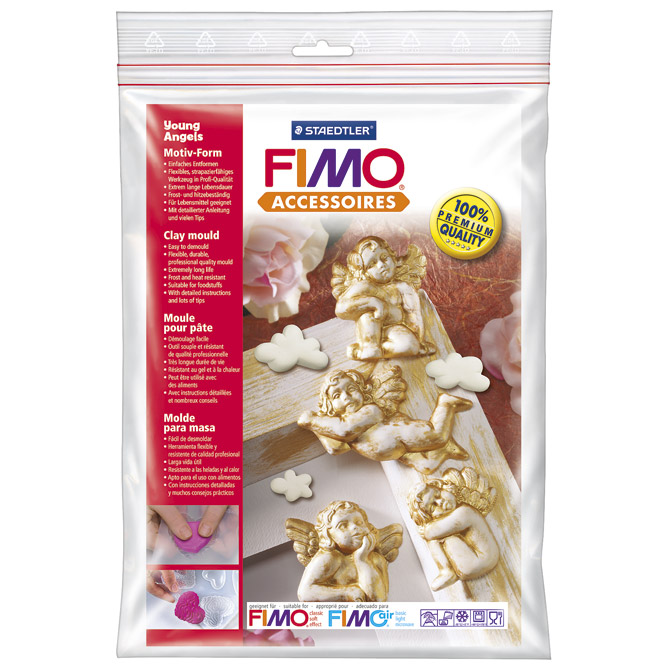 Kalup za modeliranje veliki Anđeli Fimo Staedtler 8742 27 blister