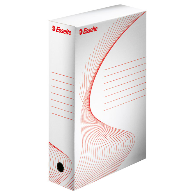 Kutija arhivska A4 h80mm Esselte 128080 bijela!!