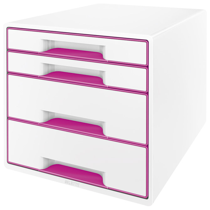 Kutija s  4 ladice Wow Cube Leitz 52130023 roza!!