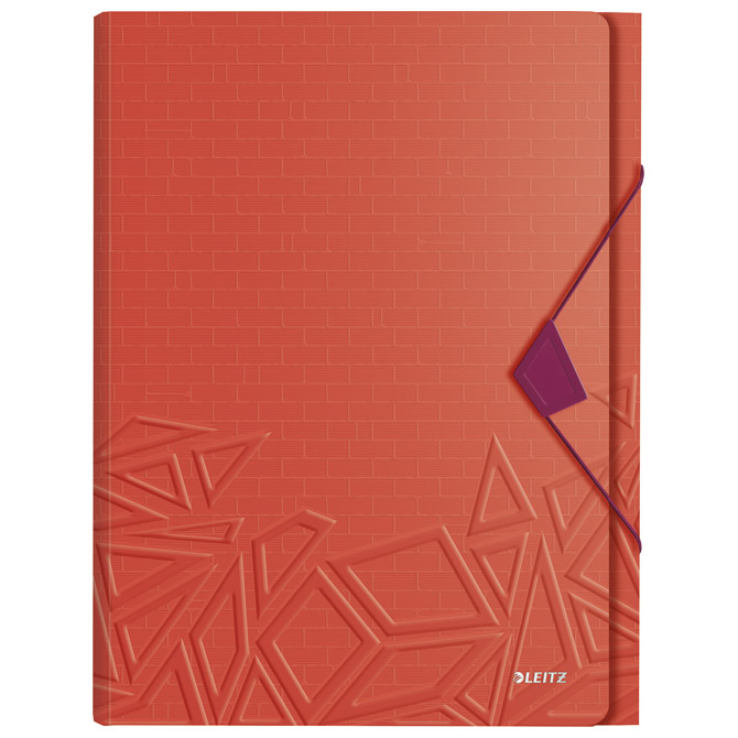 Mapa za kućni budžet  6 pregrada s gumicom pp Urban Leitz 39970024 crvena!!