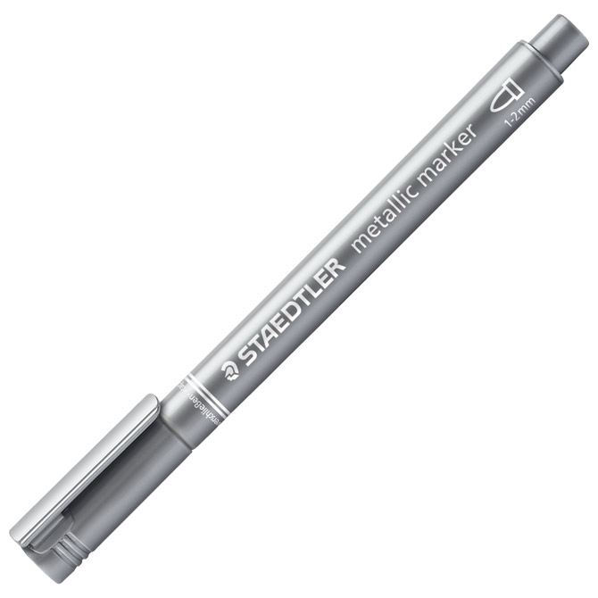 Marker nepermanentni 1-2 mm Metallic pen Staedtler 8323-81 srebrni