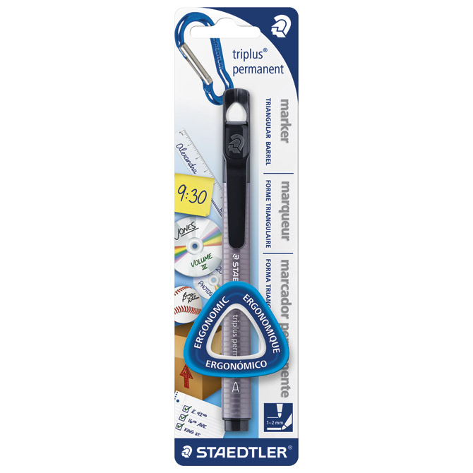 Marker permanentni 1-2mm Triplus Staedtler 3452-9 BK crni blister!!