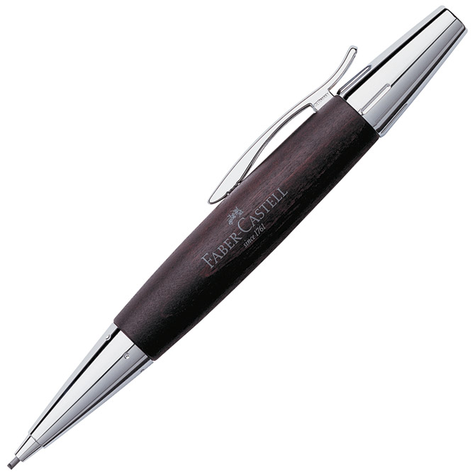 Olovka tehnička 1,4mm drveno tijelo (drvo kruške) E-Motion Faber Castell 138381 tamno smeđa!!