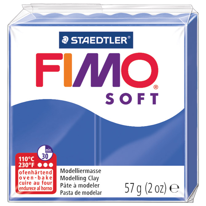 Masa za modeliranje   57g Fimo Soft Staedtler 8020-33 briljantno plava