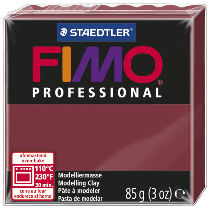 Masa za modeliranje   85g Fimo Professional Staedtler 8004-23 bordo!!