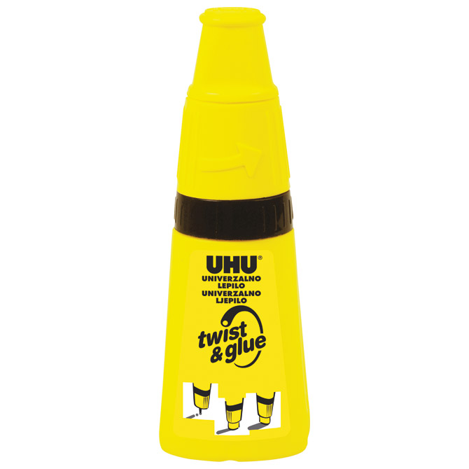 Ljepilo univerzalno   35ml Twist&Glue UHU.39625 crno
