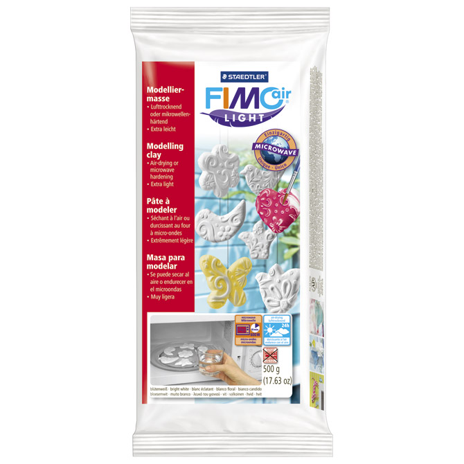 Glinamol 0,5kg Fimo Air Light Staedtler 8132-0 bijela!!