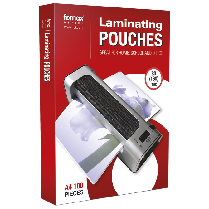 [000002185] Folija za plastificiranje  80my A4 sjajna pk100 Fornax