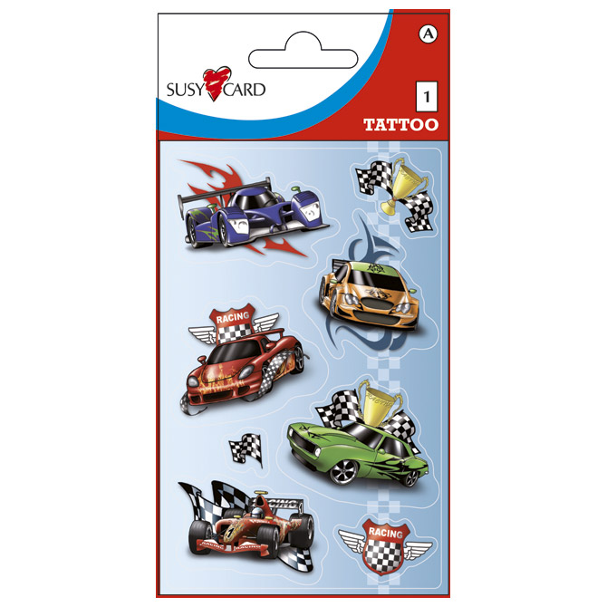 Naljepnice dječje-Tattoo auti Herlitz 11258829 blister!!