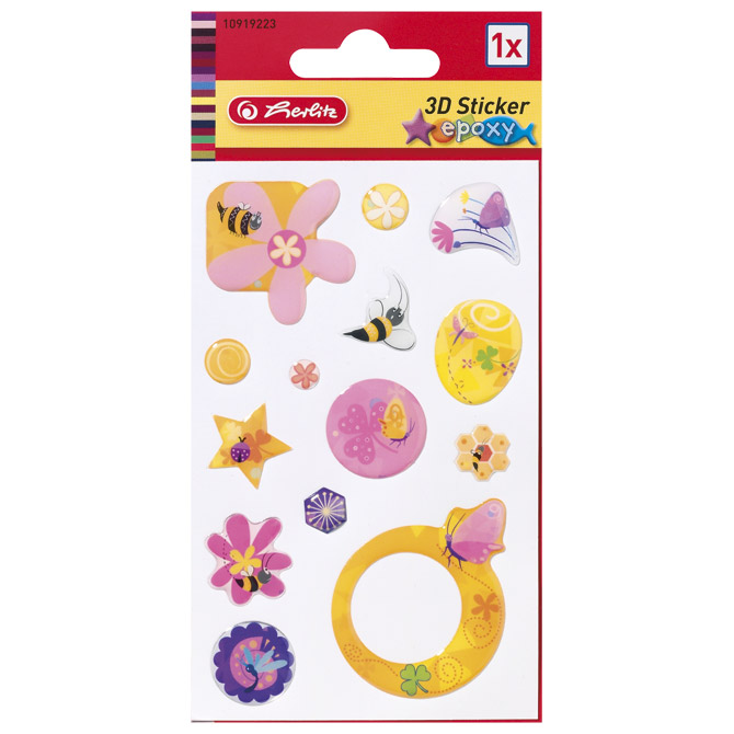 Naljepnice dječje 3D pčele Herlitz 10919223!!
