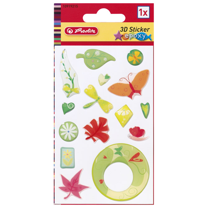 Naljepnice dječje 3D proljetne Herlitz 10919215!!