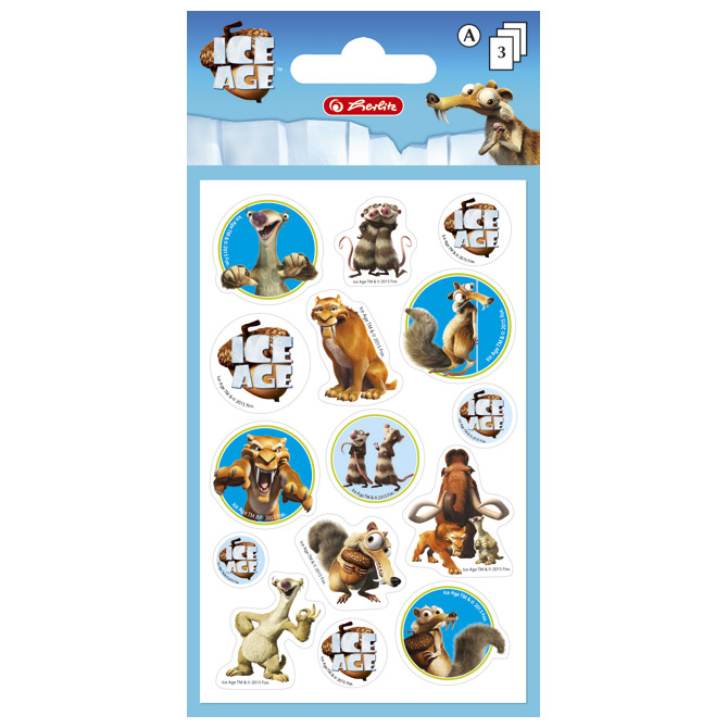 Naljepnice dječje Ice Age Herlitz 50005833!!