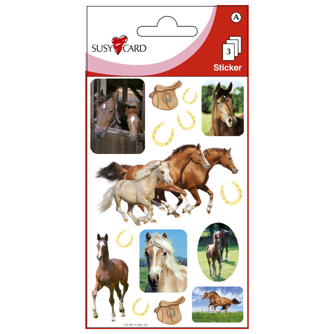 Naljepnice dječje konji Herlitz 11262771 blister!!