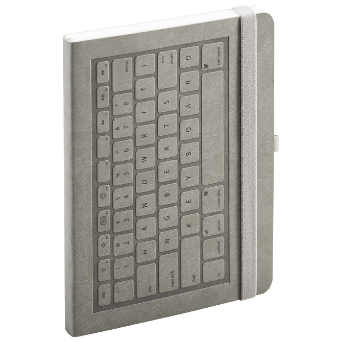 Notes A5 crte 96L  90g s gumicom meki uvez Keyboard Mediaform KE122 sivi!!