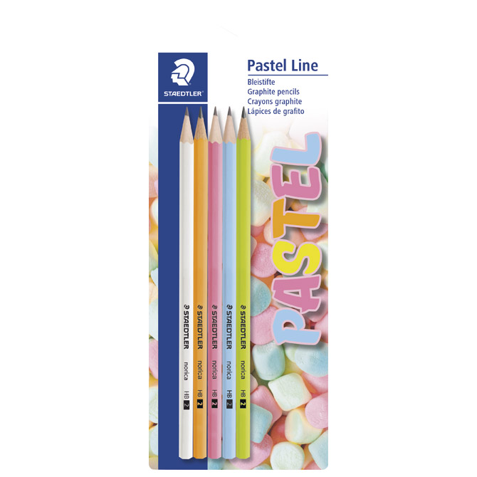 Olovka grafitna HB Norica Pastel Line pk5 Staedtler 13043BK5P1!!
