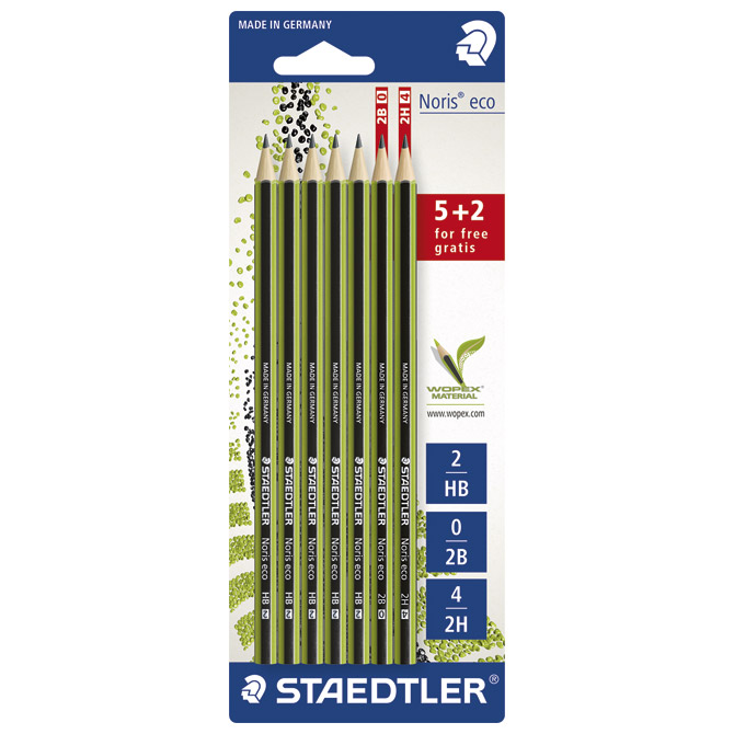 Olovka grafitna Noris Eco pk5+2gratis Staedtler 18030SBK7P blister!!