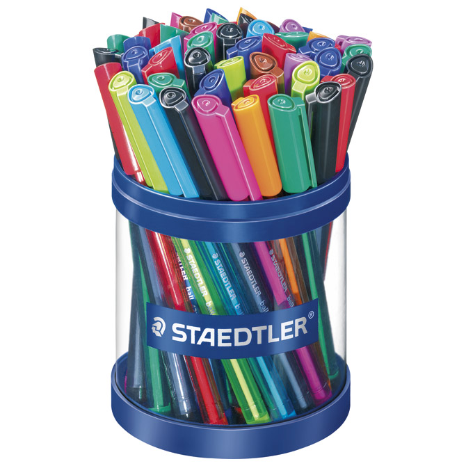 Olovka kemijska ball 432M pk50 Staedtler 43235MKP50 sortirano!!