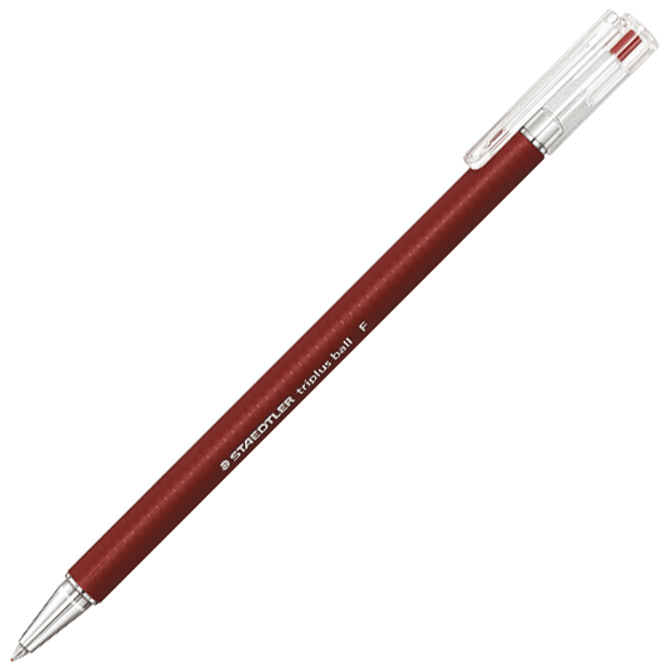 Olovka kemijska ball Triplus Staedtler 431F crvena!!